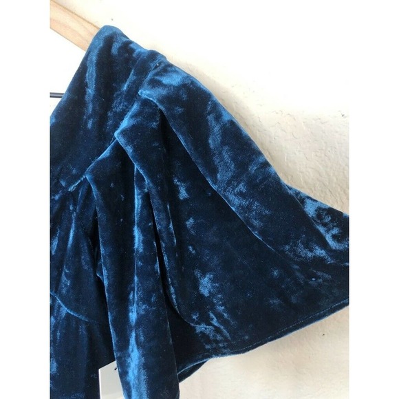 Eliza J Off The Shoulder Velvet Dress Size 2 - Picture 5 of 12